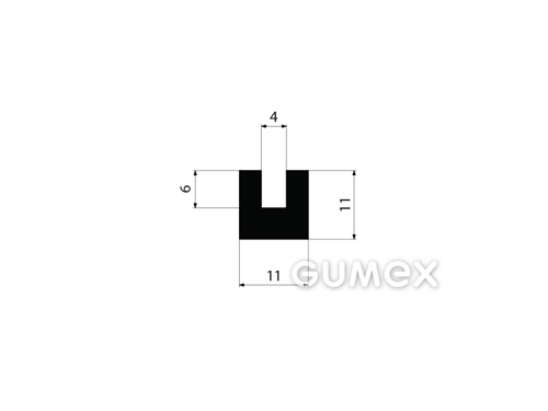 GUMMIPROFILE U-FORM - EPDM